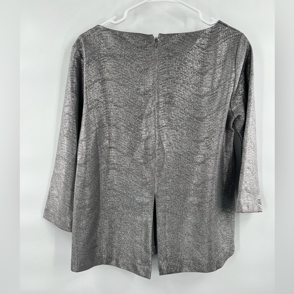 Club Monaco grey shimmer blazer L - Picture 7 of 9